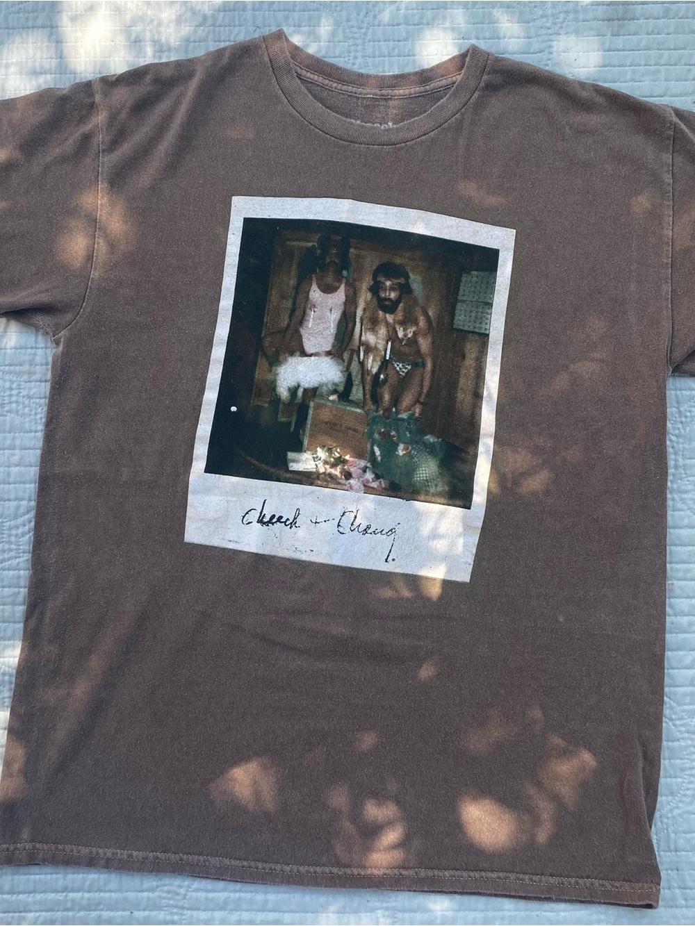 & Other Stories Brown Graphic Short Sleeve Tee